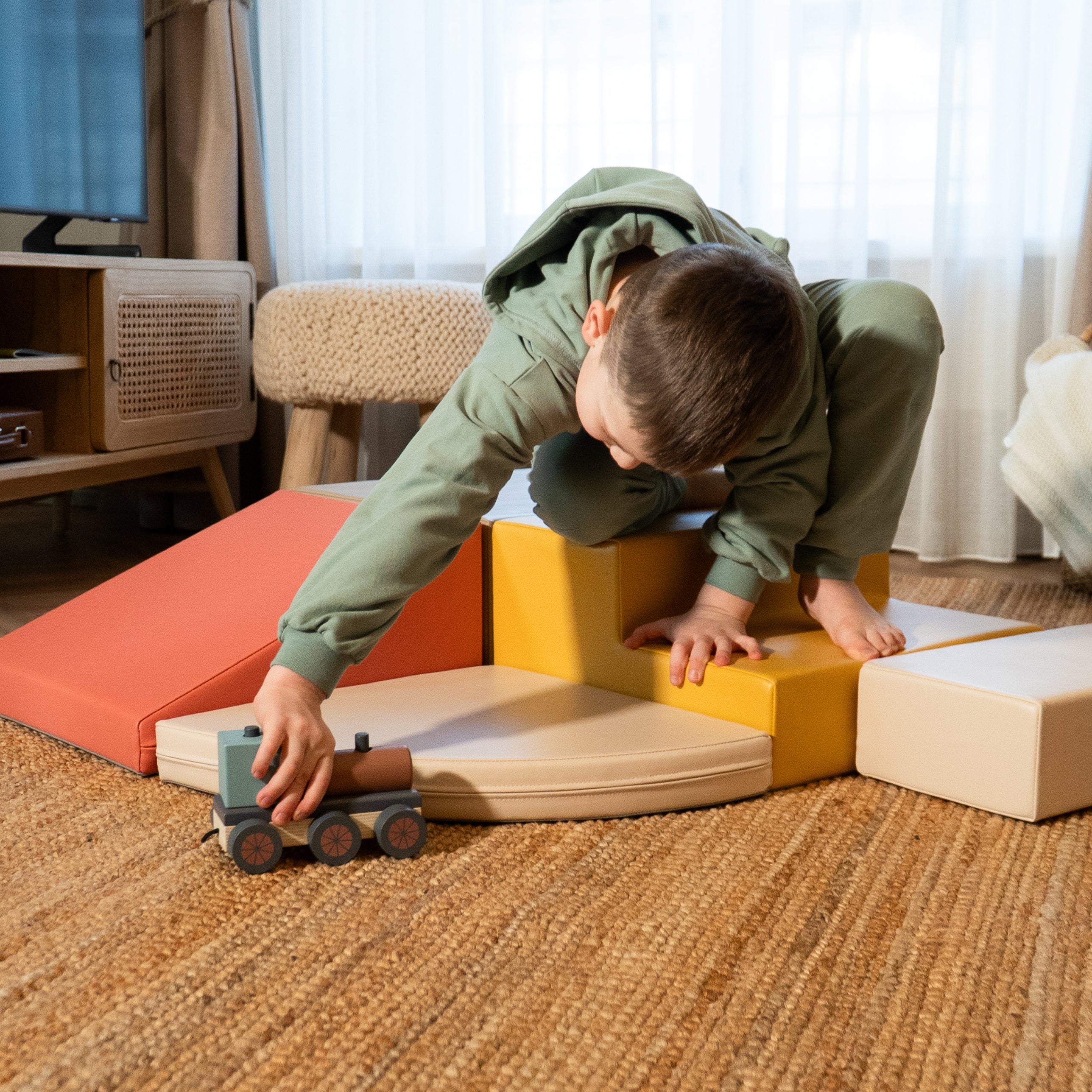 Soft Play Foam Block Set - Corner Climber
