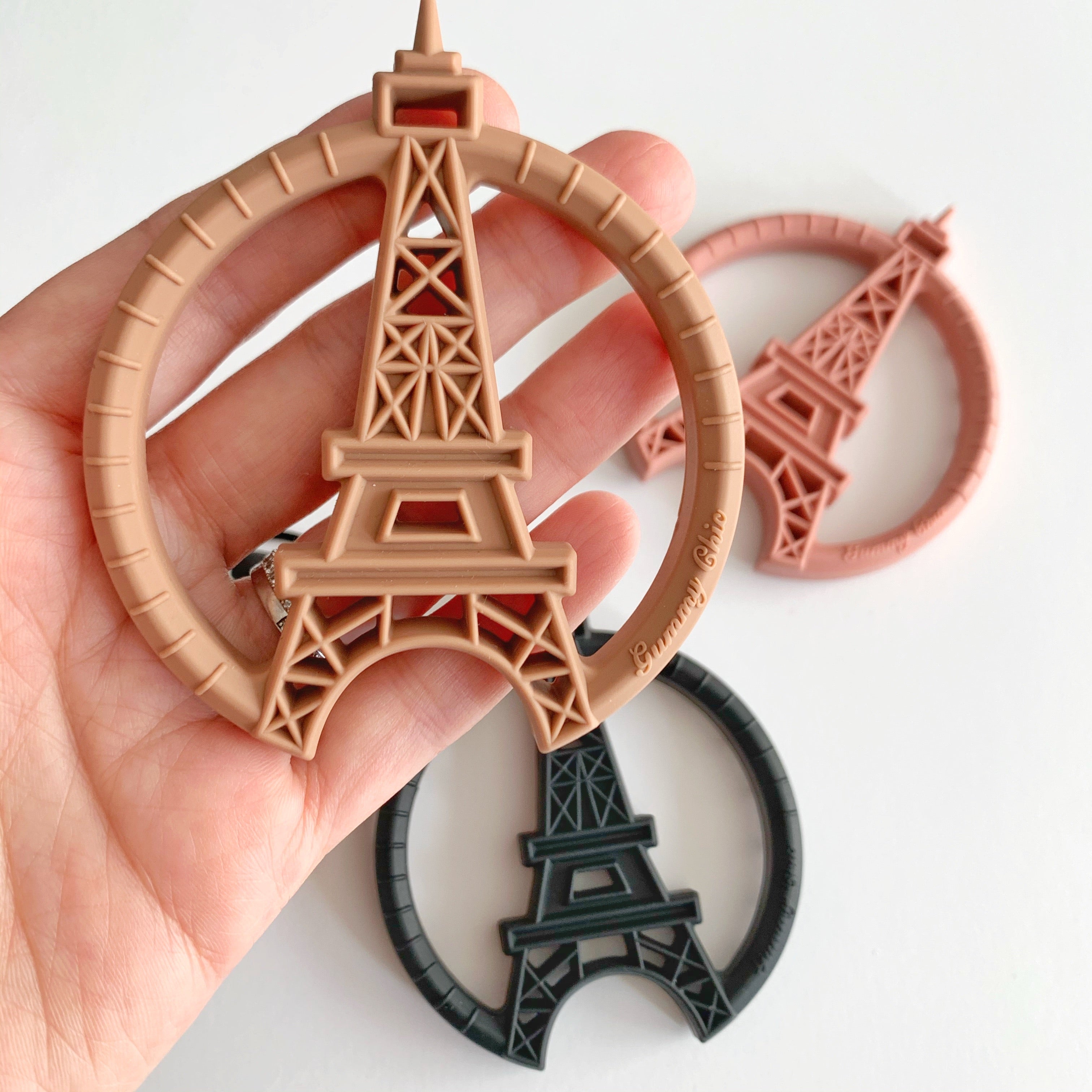 Paris Tower Sensory Chew Pendant for Kids 3+ | Gummy Chic Design
