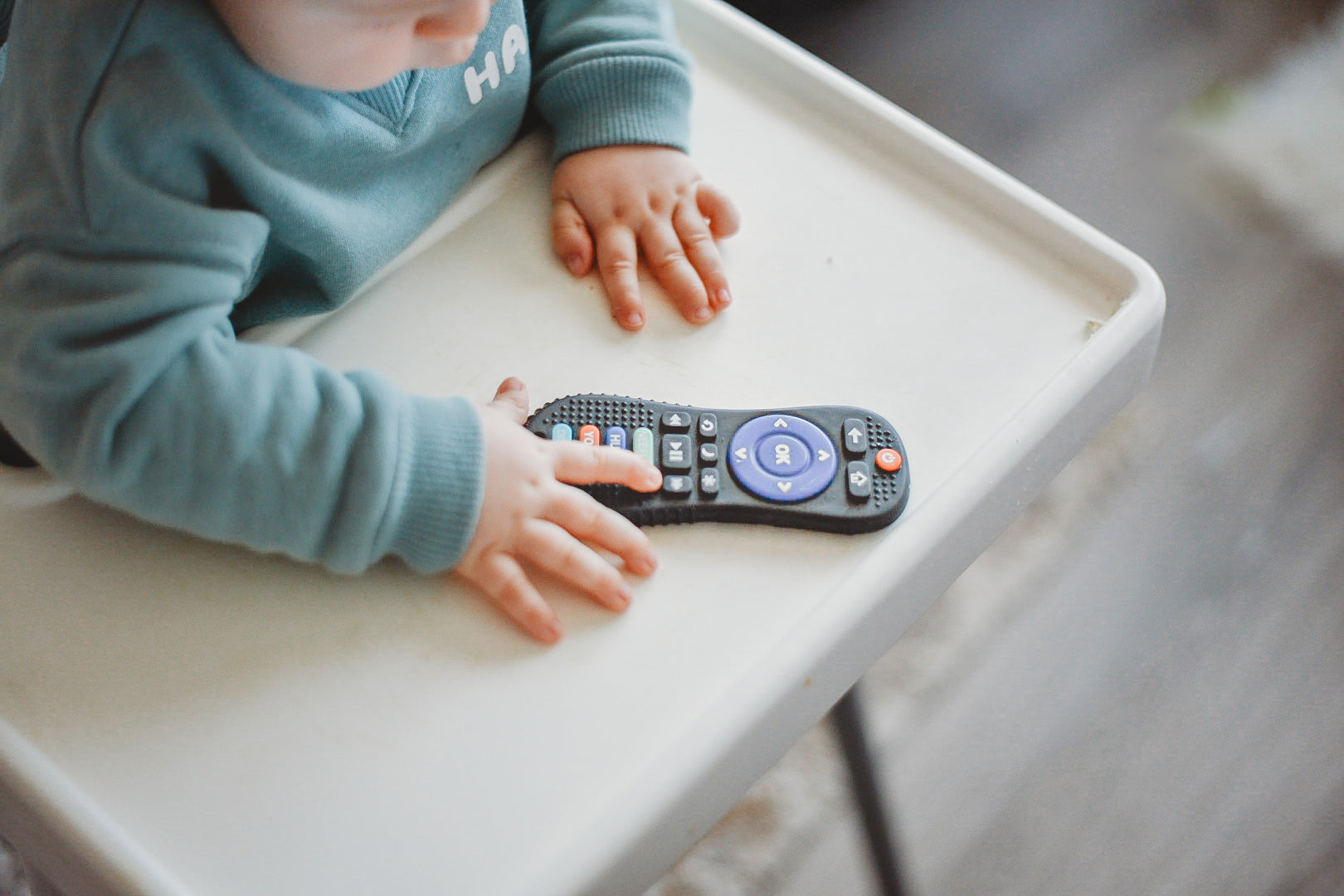 Safe and Fun Baby Remote Control Teether Gift for Gum Relief