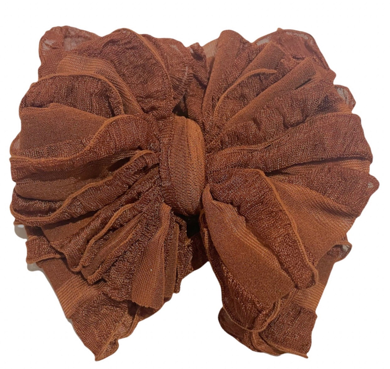 Chestnut Ruffled Headband