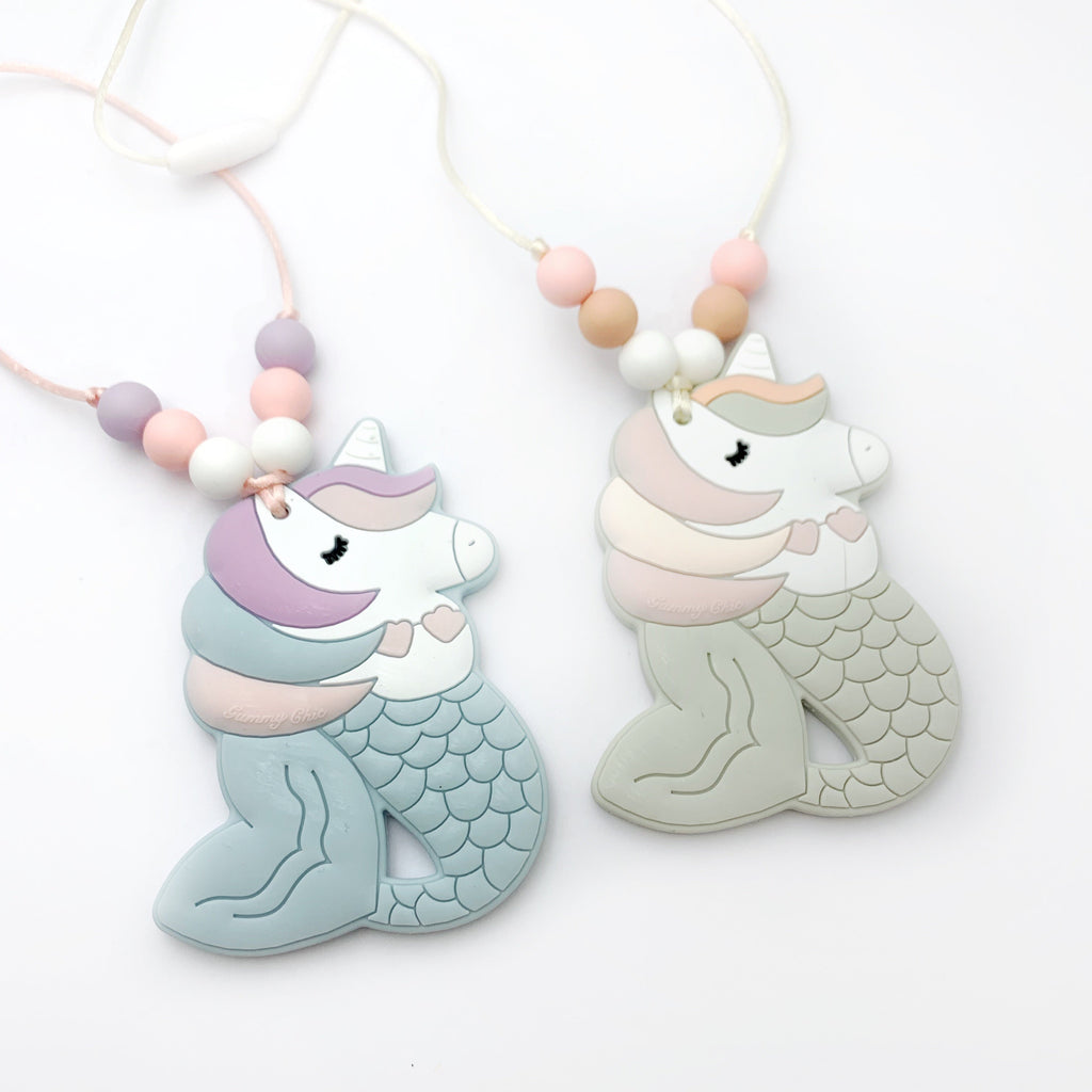 Mermicorn Sensory Chew Necklace | Kid's Sensory Chew Jewelry for Fidgety Hands