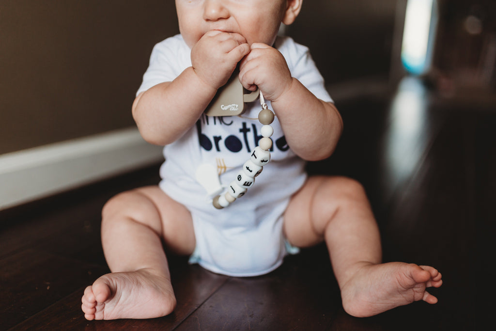 Customizable Milkshake Baby Teething Toy with Multi-Use Clip