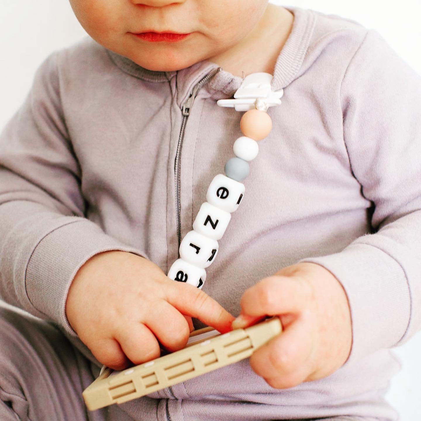 Personalized Cassette Tape Teether - Retro 80s & 90s Vibes for Teething Babies