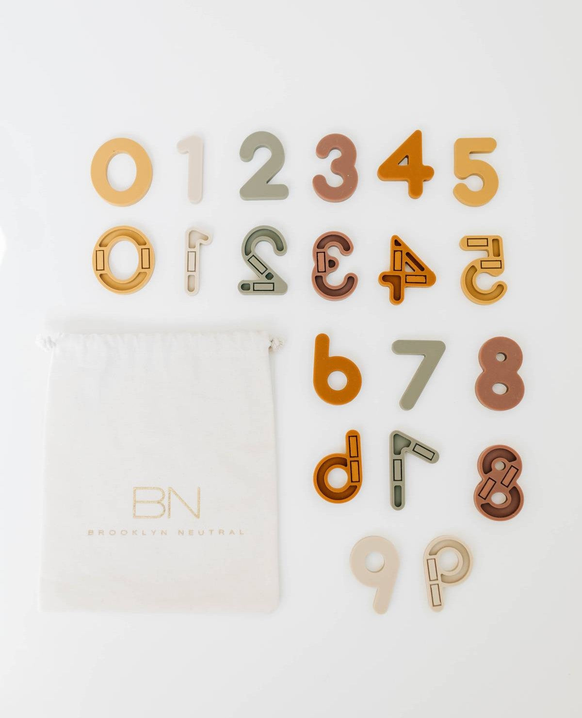 Silicone Magnetic Numbers 20 Piece Playset