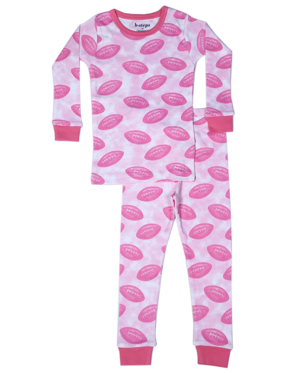 Kids Pajamas - Pink Football