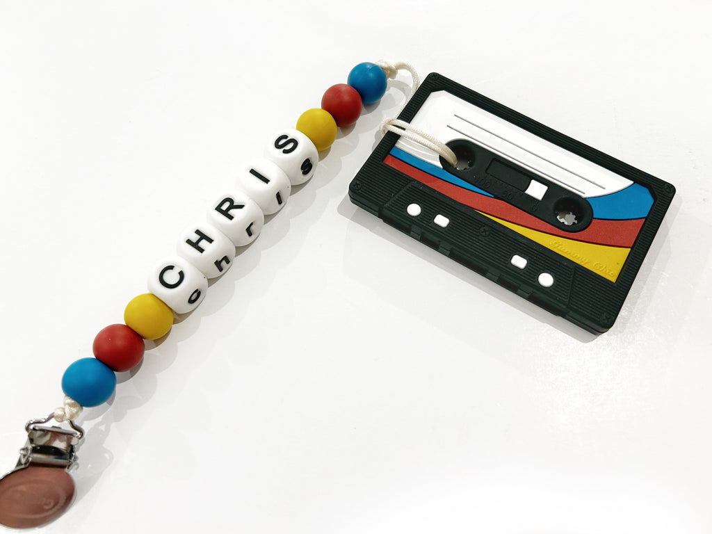 Custom Personalized Silicone Pacifier Clip for Babies - BPA-Free & Stylish