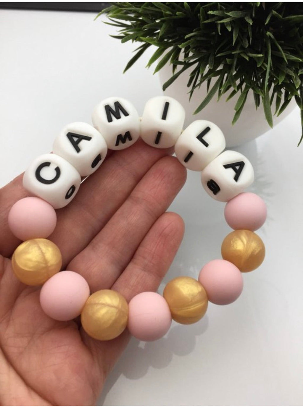 Customizable Freezer Teething Ring for Babies - Personalized Teething Ring for Babies