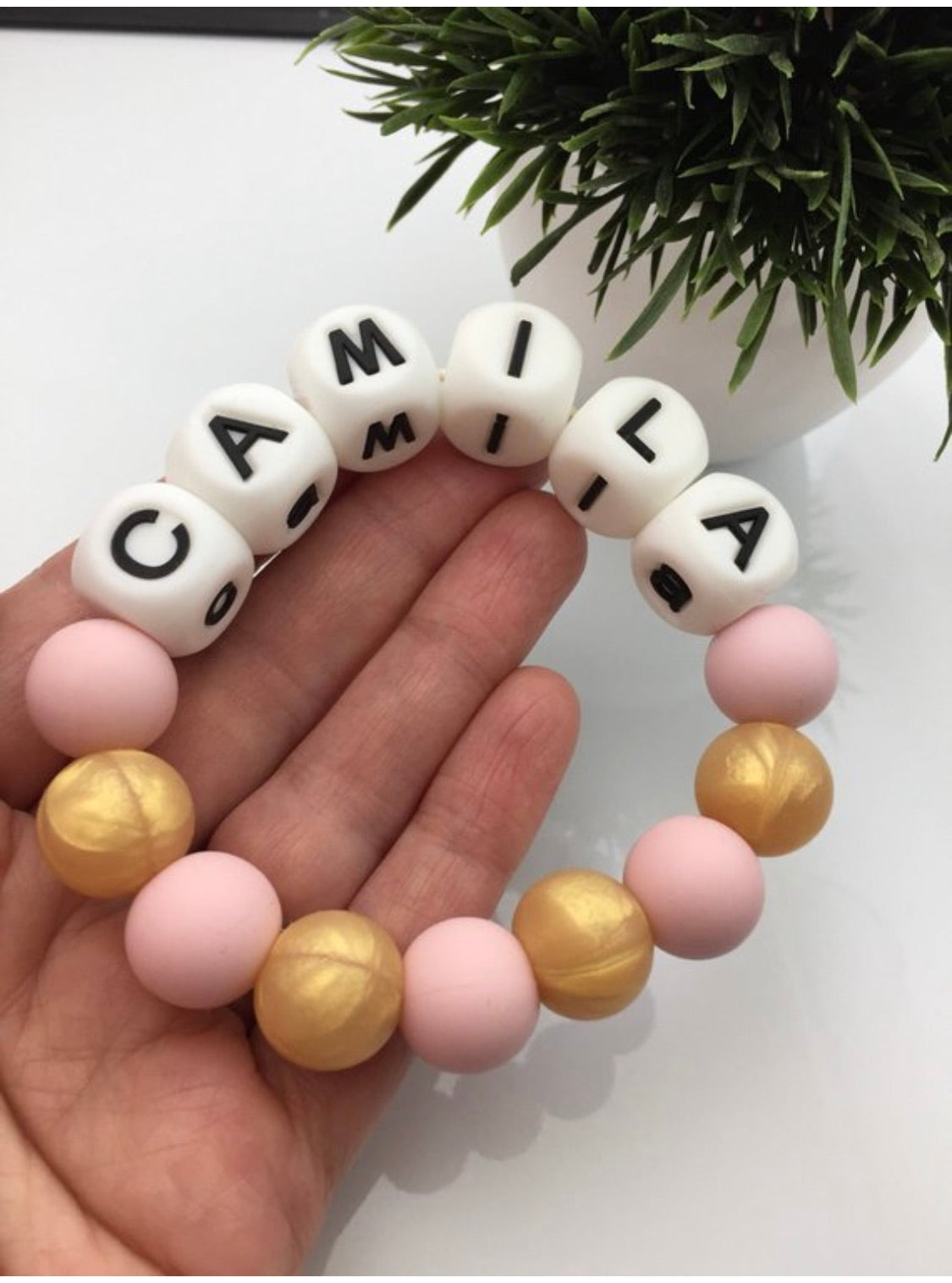 Customizable Freezer Teething Ring for Babies - Personalized Teething Ring for Babies