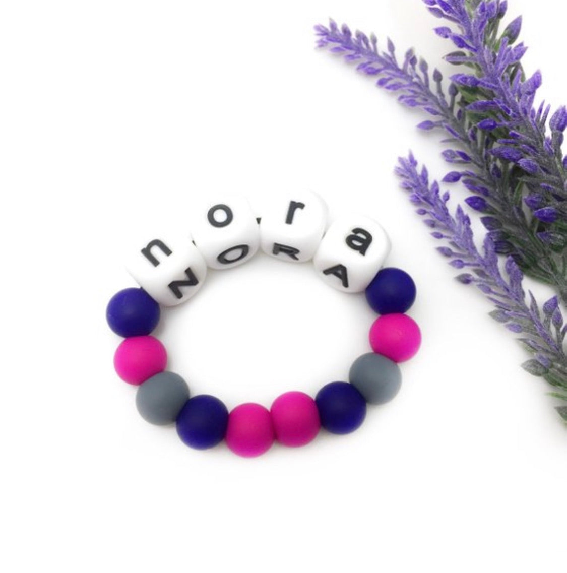 Customizable Freezer Teething Ring for Babies - Personalized Teething Ring for Babies