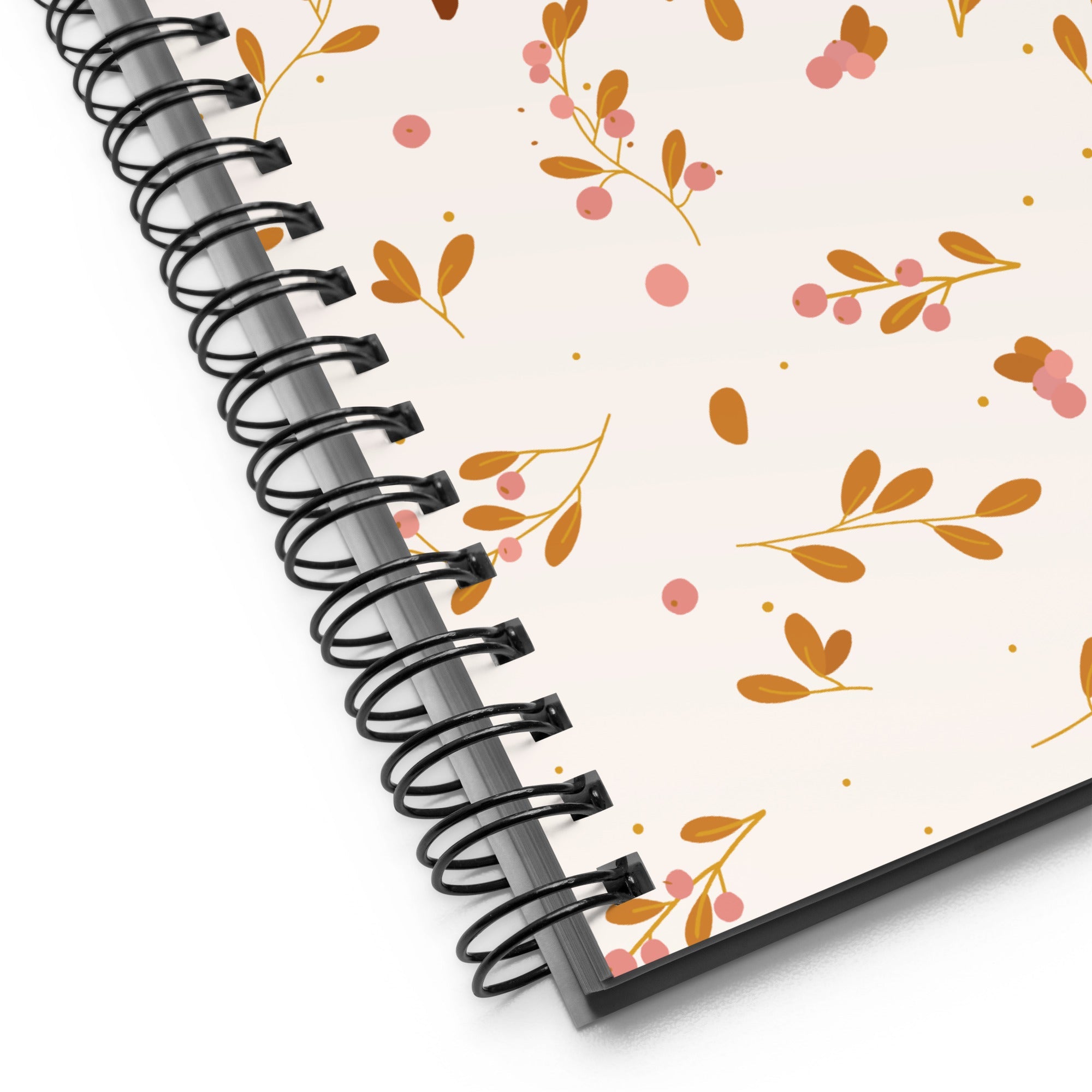 Spiral notebook - Fall Floral - 140 Pages