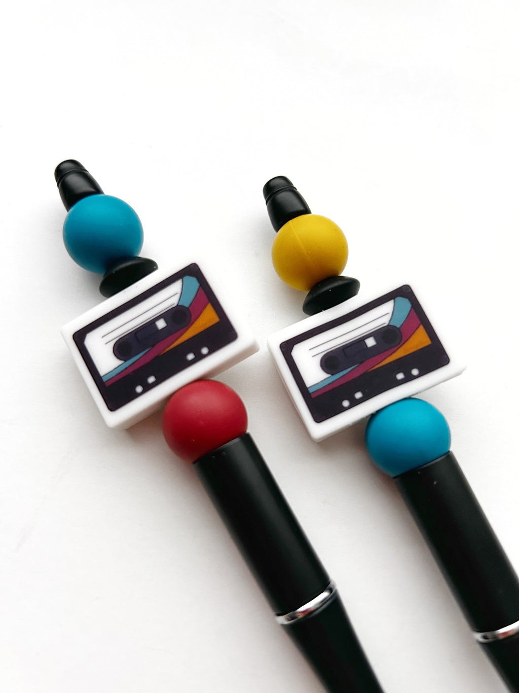 Beaded Pen Cassette Tape: Sensory Fidget Pen for Fun and Functionality