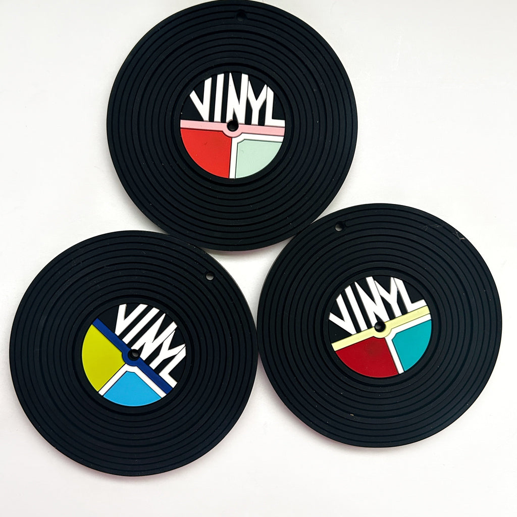 Vinyl Record Player Oral Sensory Necklace | Silicone Focus Chew Pendant