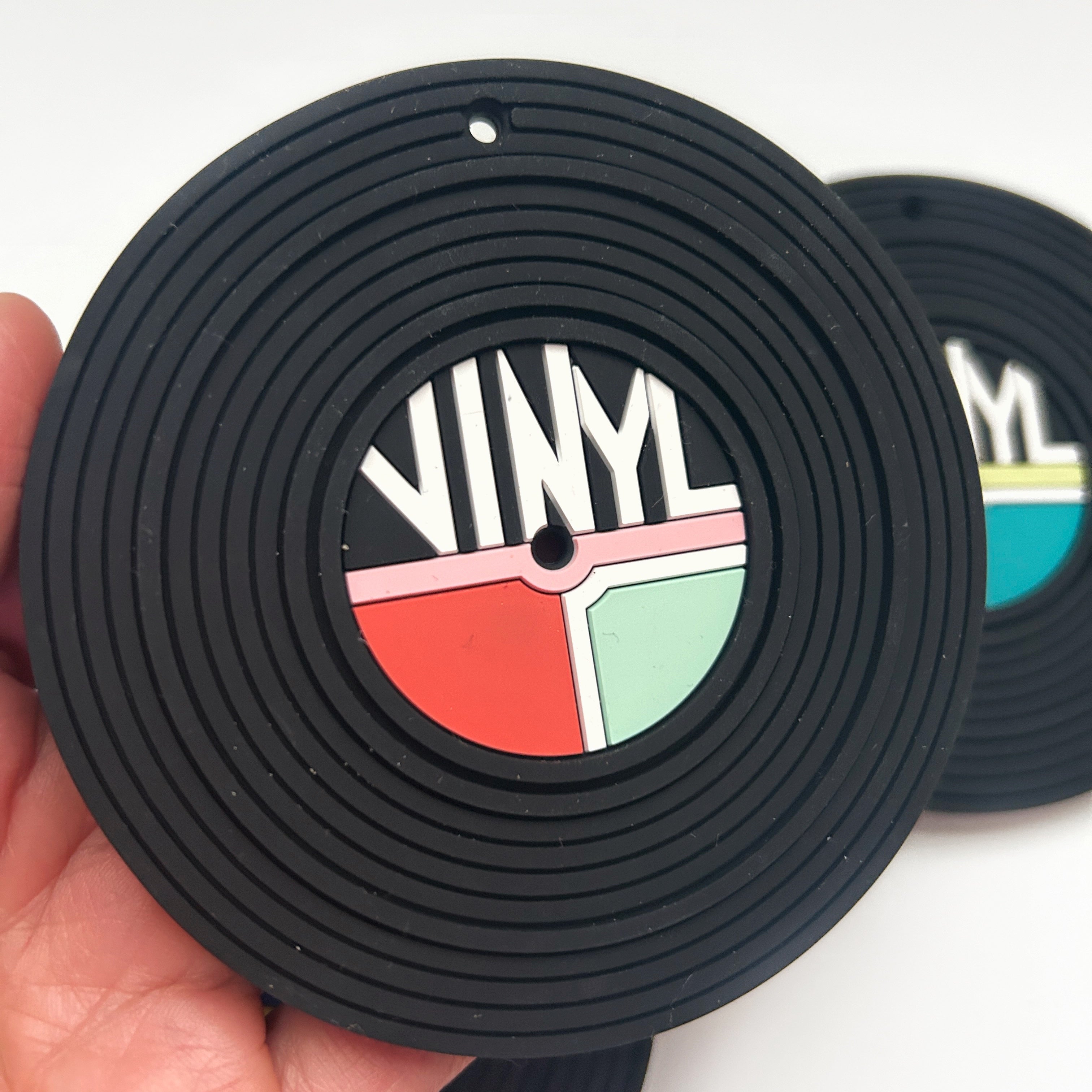 Vinyl Record Player Oral Sensory Necklace | Silicone Focus Chew Pendant