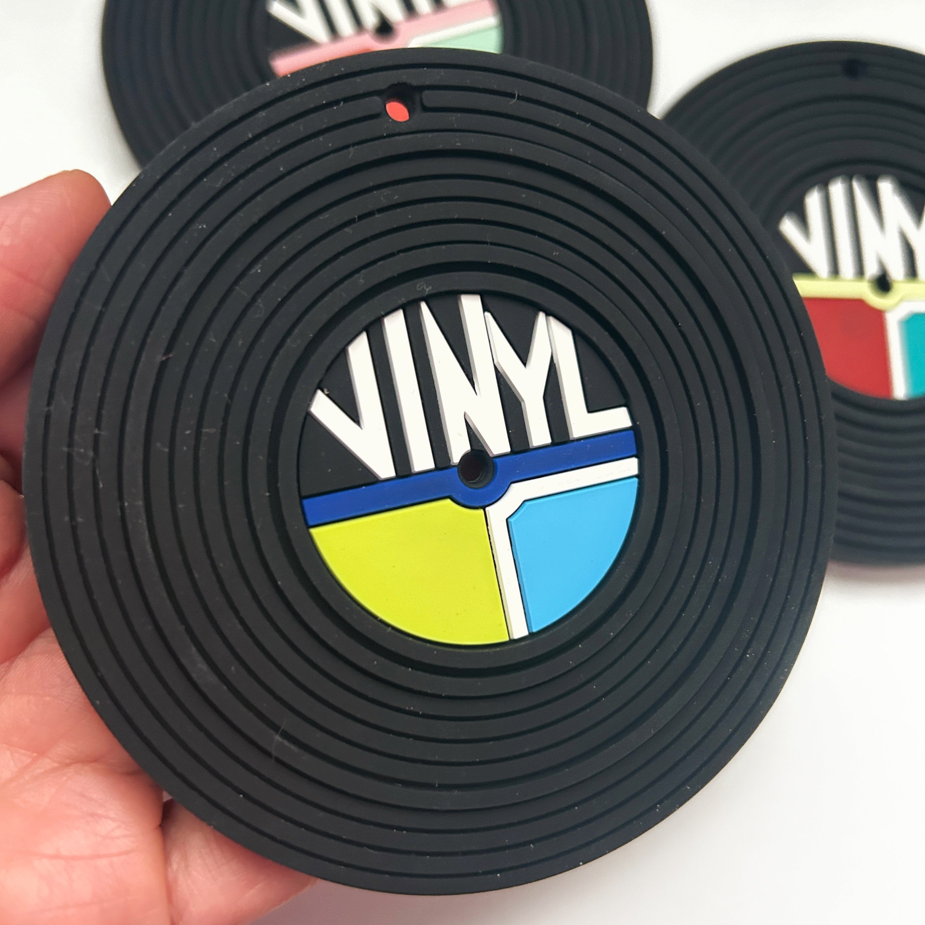 Vinyl Record Player Oral Sensory Necklace | Silicone Focus Chew Pendant