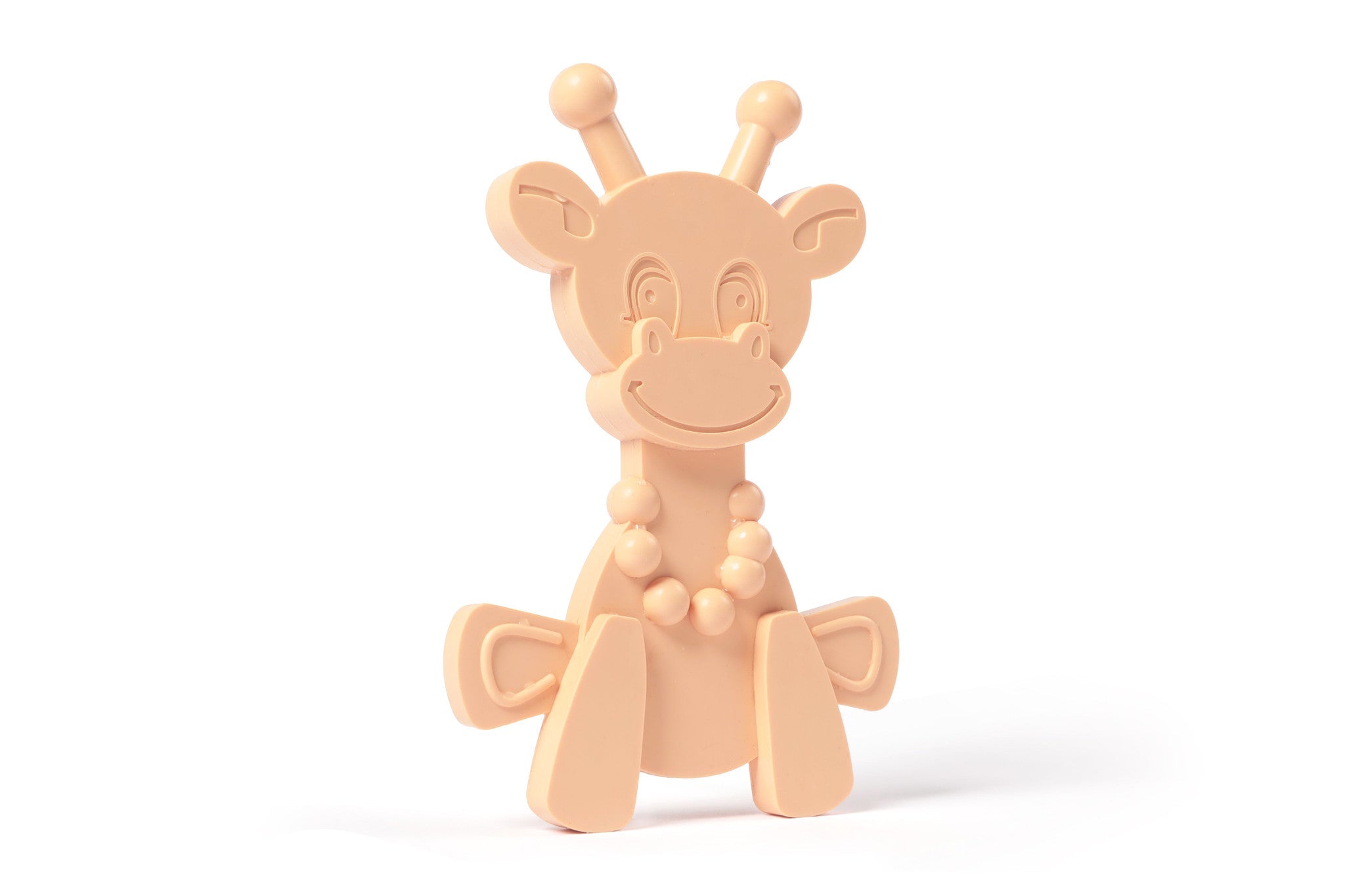 The Little Bamber - Pink - Natural Rubber & Baltic Amber Teething Toy