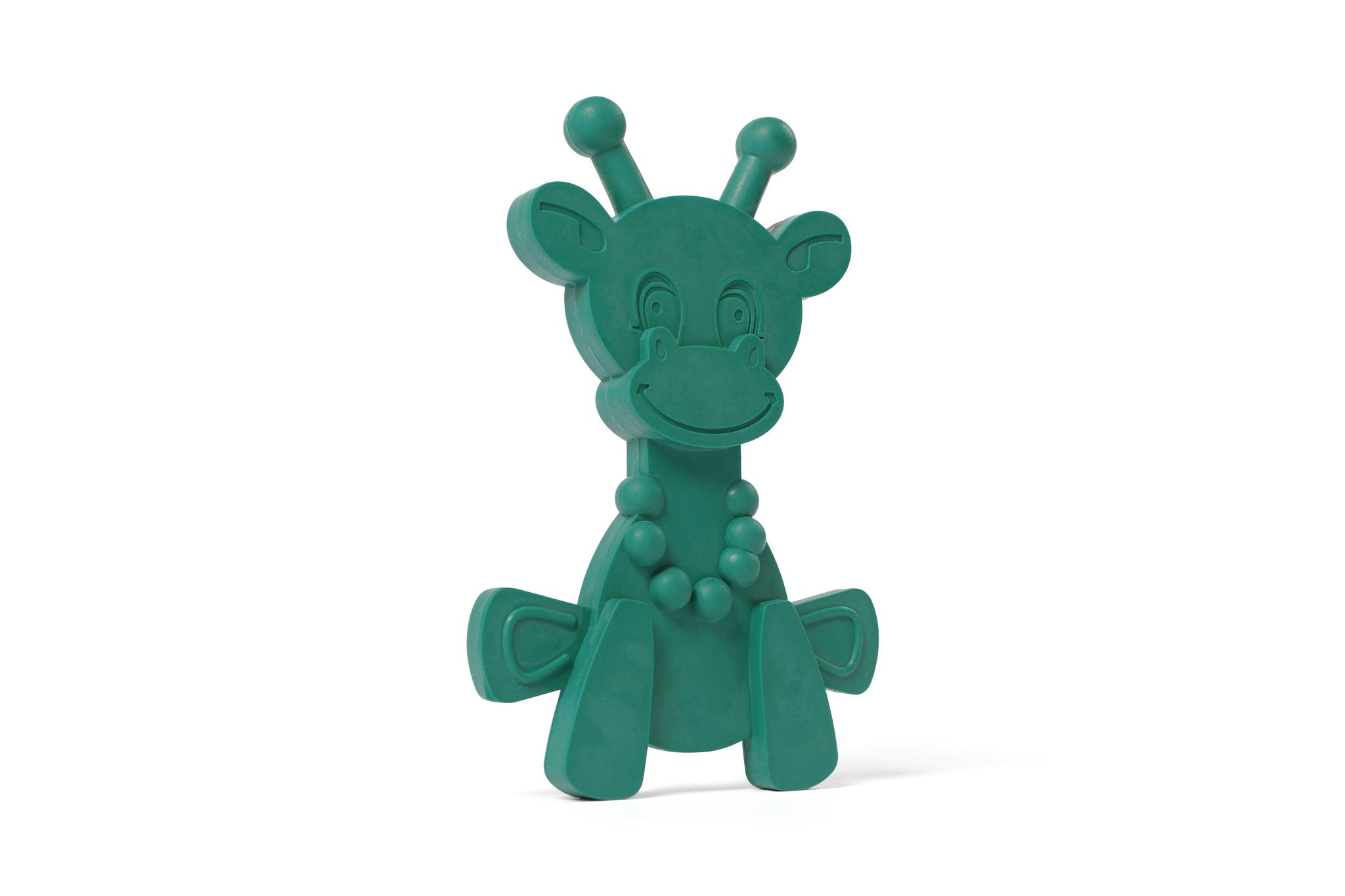 The Little Bamber - Green - Natural Rubber & Baltic Amber Teething Toy